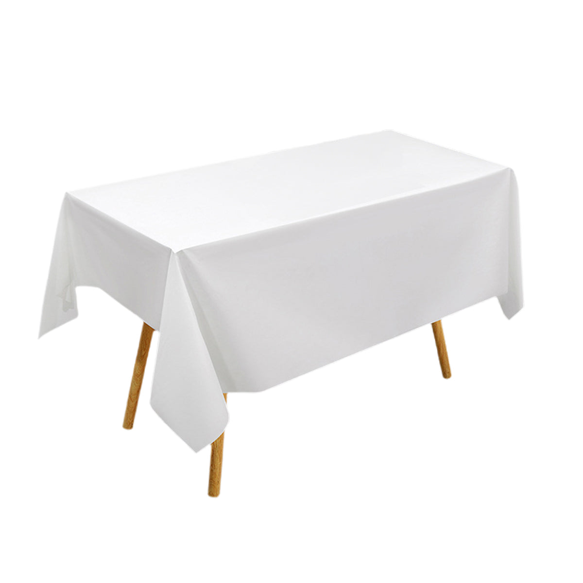10pcs PEVA Rectangle Tablecloths Solid Colour Waterproof Party Table Covers AU