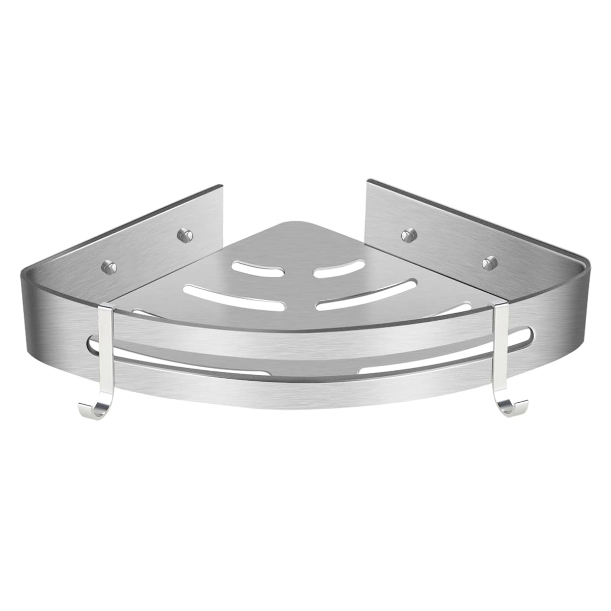 Steel Corner Shower Shelf with Open Grid