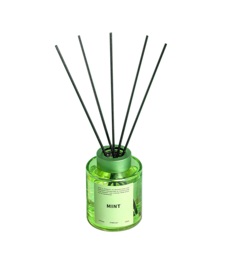 5 Pcs 120ml Scented Reed Diffuser Set Flame-Free Rattan