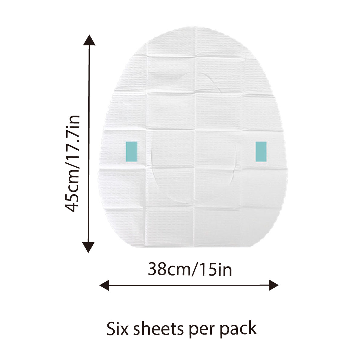 10PCS Disposable Water Soluble Toilet Seat Cover Travel Hygiene Paper Mat AU