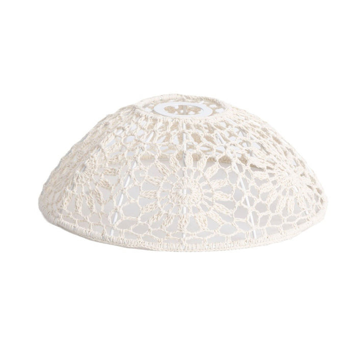 Cotton Rope Lampshade with Open Woven Design