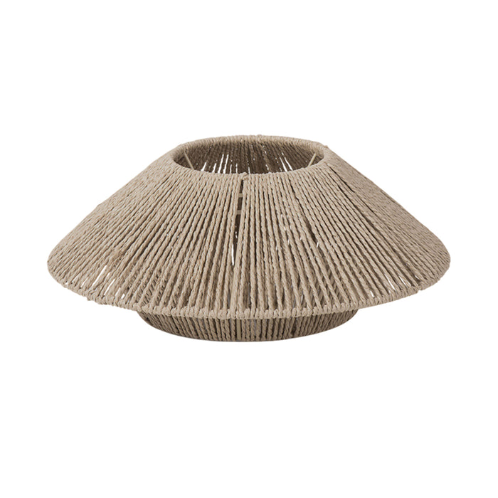 Paper Rope Lampshade with Conical Open Base