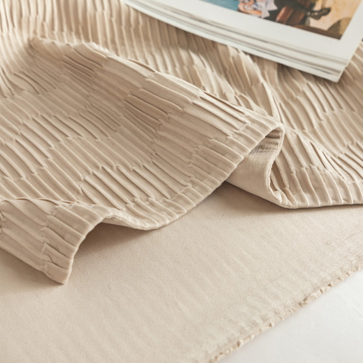Velvet Bed Runner and Cushion Cover in 8 Options – Product View 20