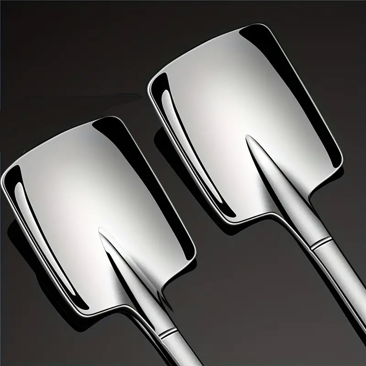 Stainless Steel Watermelon Scoop and Dessert Spoon Set of 10