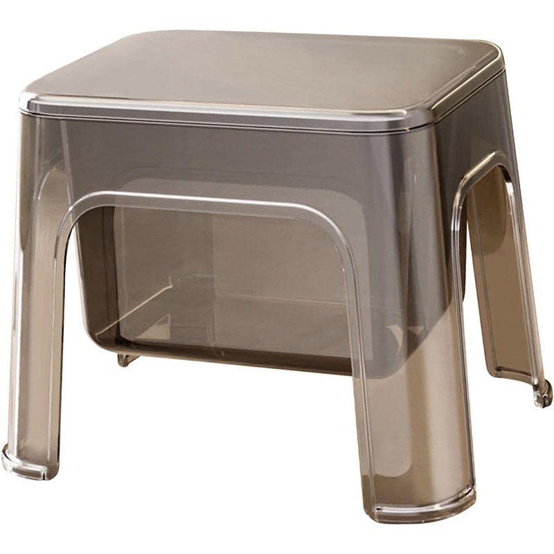 Storable Small Bench Household Storage Stool Plastic Folding Seat for Home AU