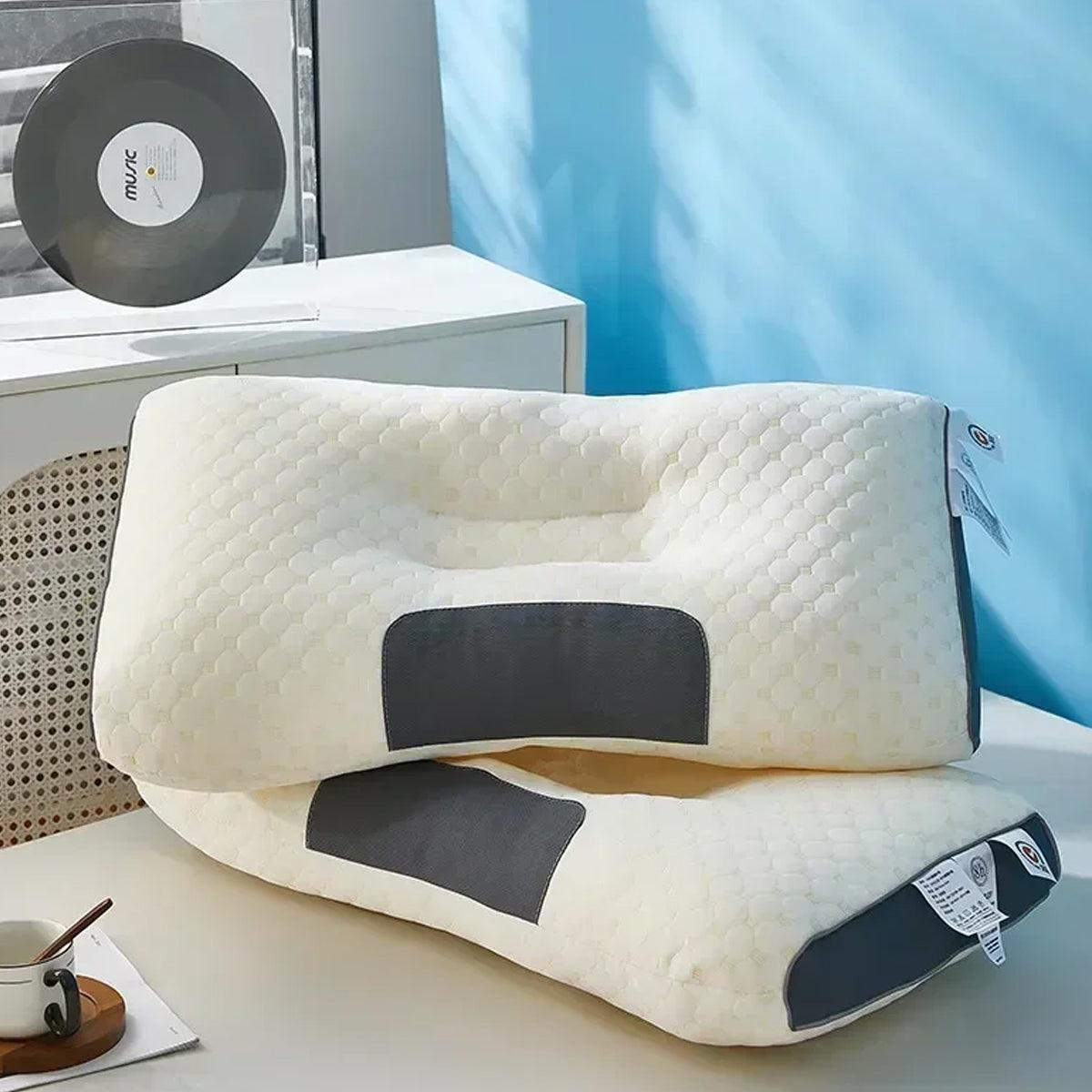 Memory Foam Contour Pillow Ergonomic Design for Neck Pain Relief