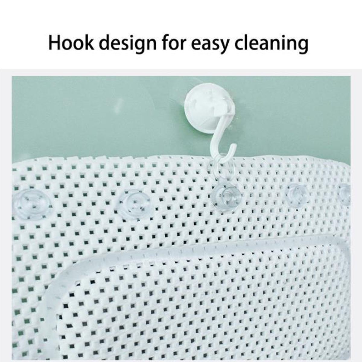 Non Slip PVC Full Body Bath Mat Massage Cushion with Suction Cups for Bathtub AU