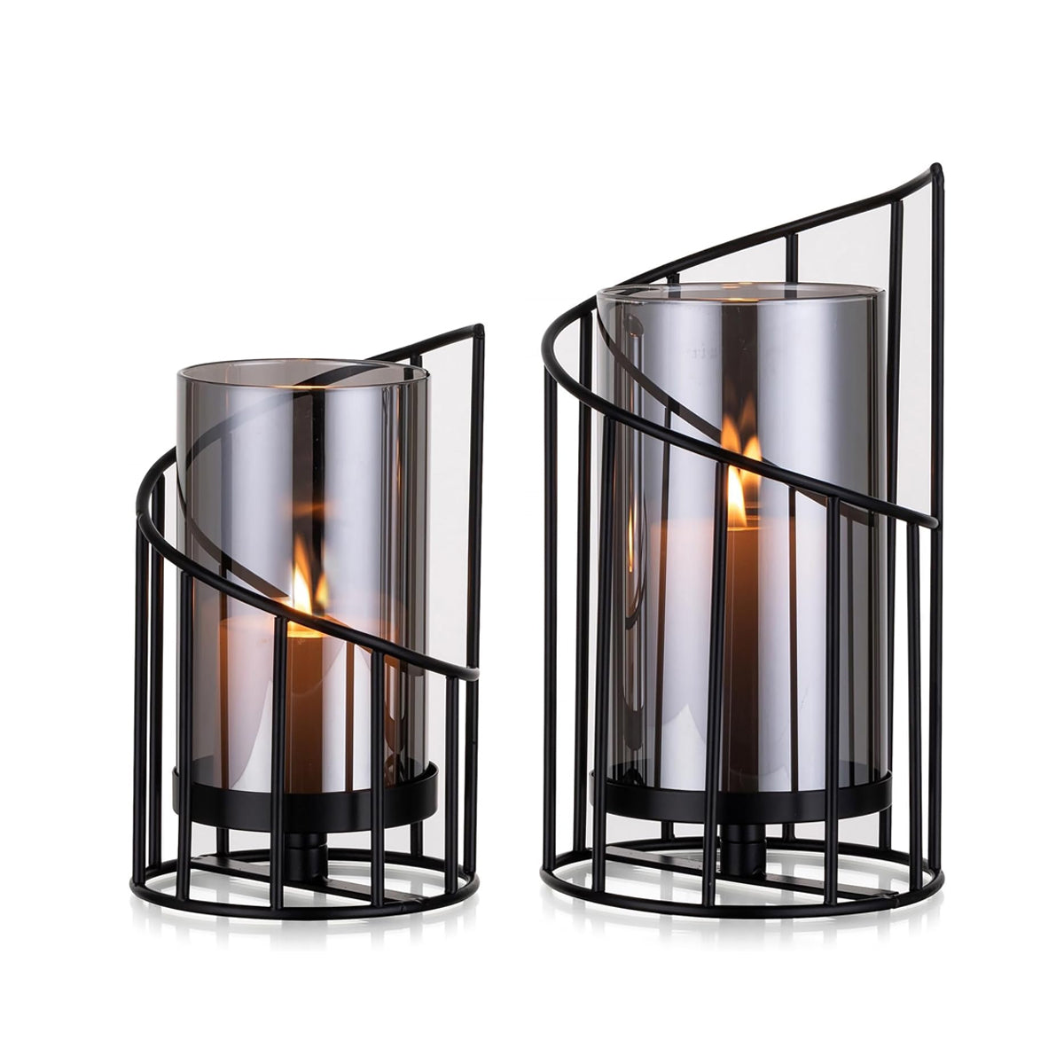 Romantic Candlestick Ornament Luxury Iron Candle Decor Candlelight Dinner Prop
