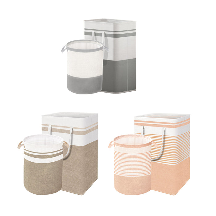 Foldable Canvas Laundry Basket for Hotels