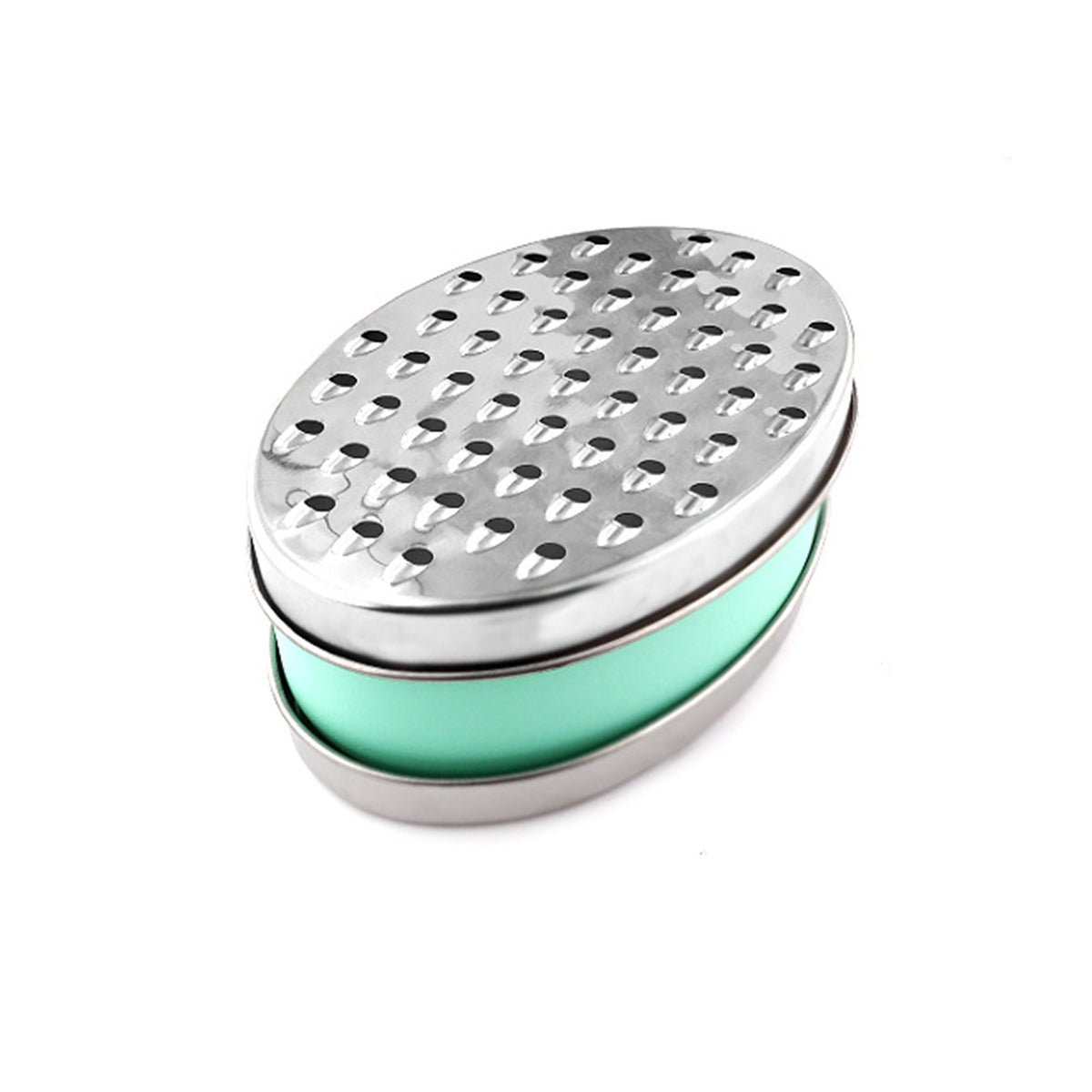 Stainless Steel Kitchen Cheese Grater with Container Storing Fruits Cheese Box