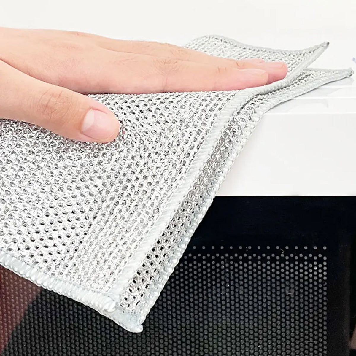 Double Layer Metal Fiber Kitchen Dishcloth Set of 10