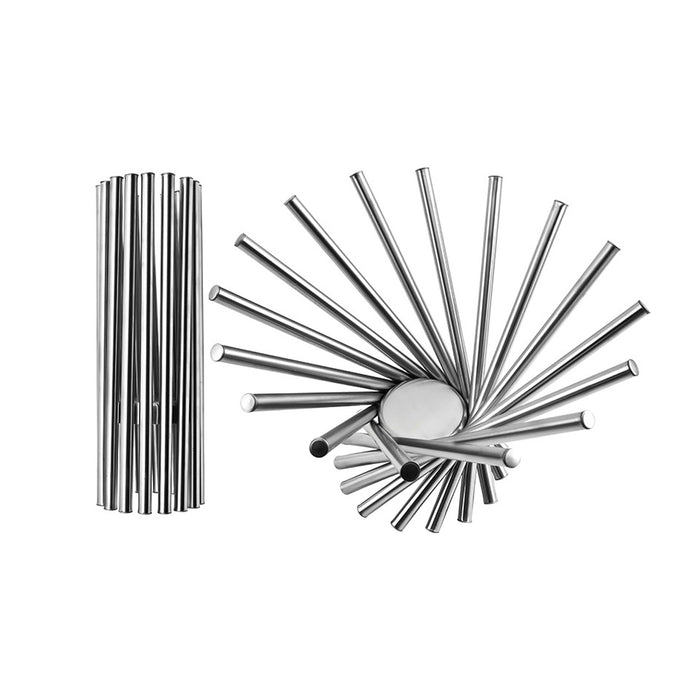 Rotating Steel Fruit Bowl for Dining Tables