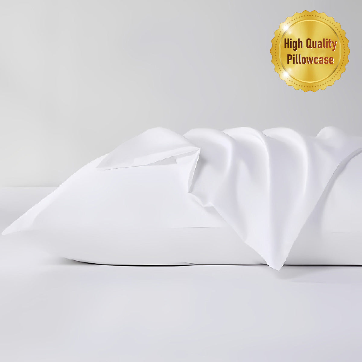 White Cotton Pillowcase 80x50cm for Hotel Room Bedroom
