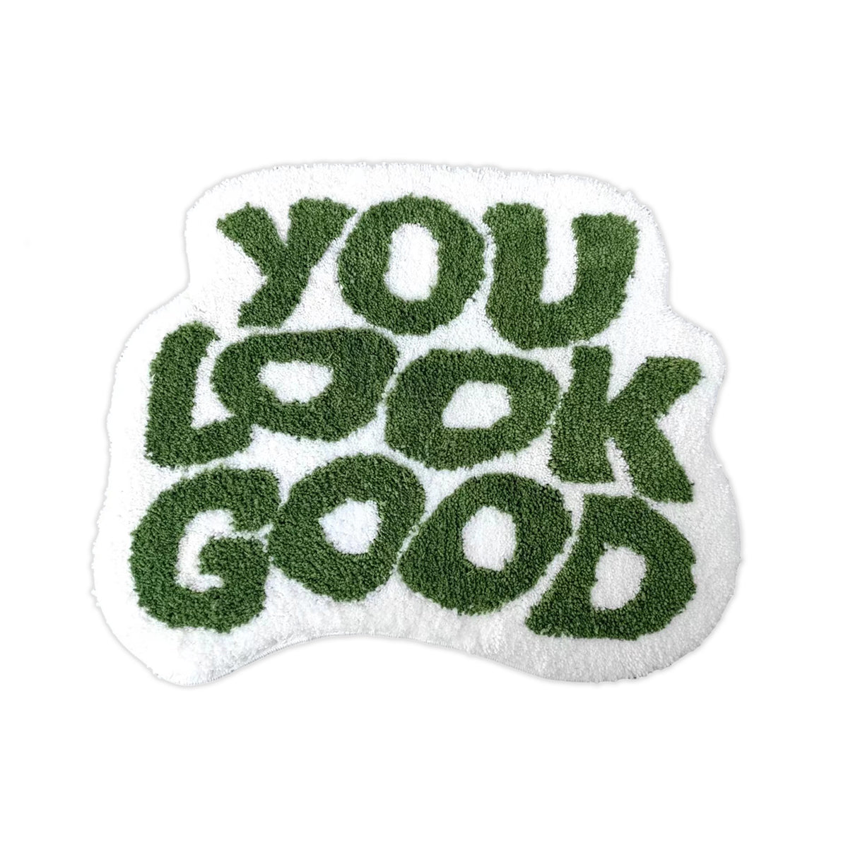 Absorbent Non Slip Letter Flocking Home Carpet Floor Mat Bed Blanket Bedroom Rug