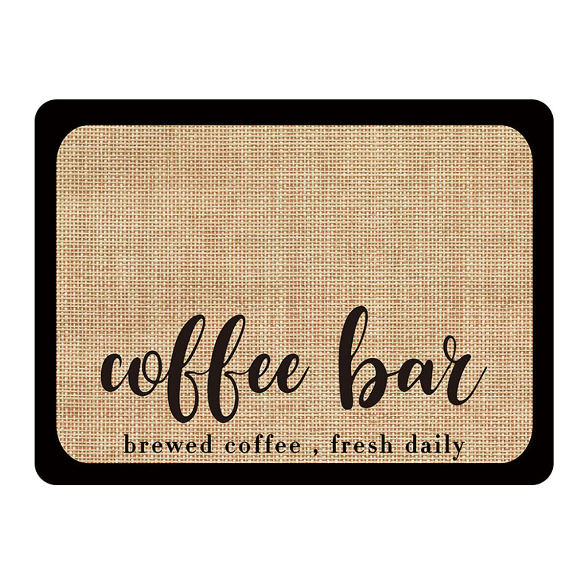 Quick Dry Dish Mat for Coffee Bar Counters