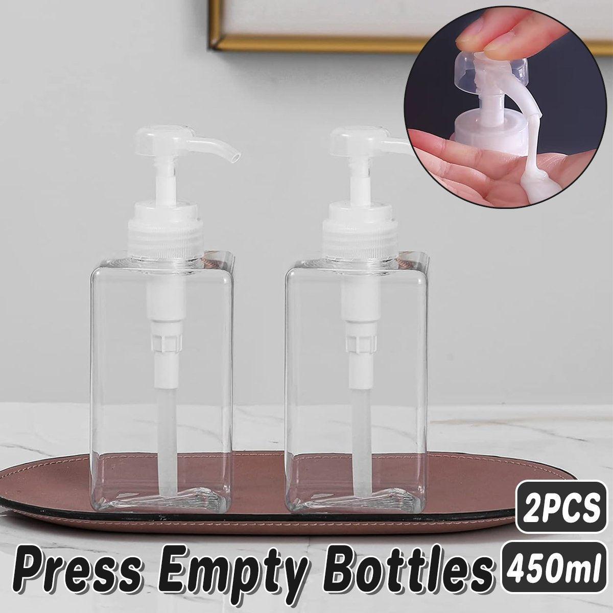 2 Pcs 450ml Pump Bottles for Guest Bathrooms – Product View 14