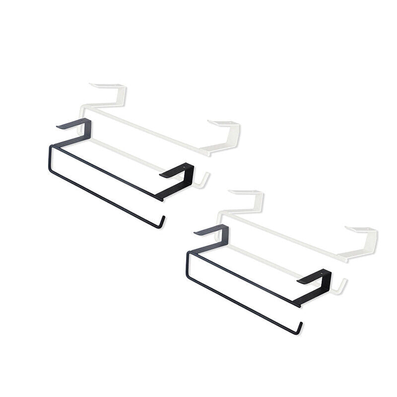 Paper Towel Holder Hanger Rack Under Cabinet Roll Cup Kitchen Shelf Organizer AU