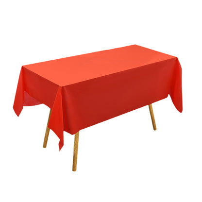 10pcs PEVA Rectangle Tablecloths Solid Colour Waterproof Party Table Covers AU