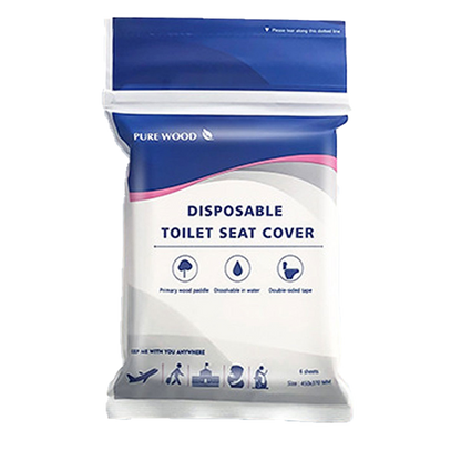 10PCS Disposable Water Soluble Toilet Seat Cover Travel Hygiene Paper Mat AU