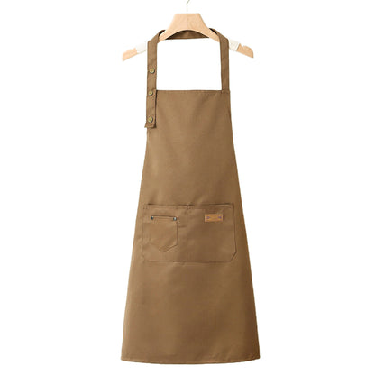 Adjustable Work Apron Neck Strap Waist Tie Kitchen Cooking Bib Apron Men Women