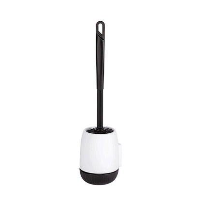 Wall Mounted Silicone Toilet Brush No Dead Cleaning Brush for Bathroom Household