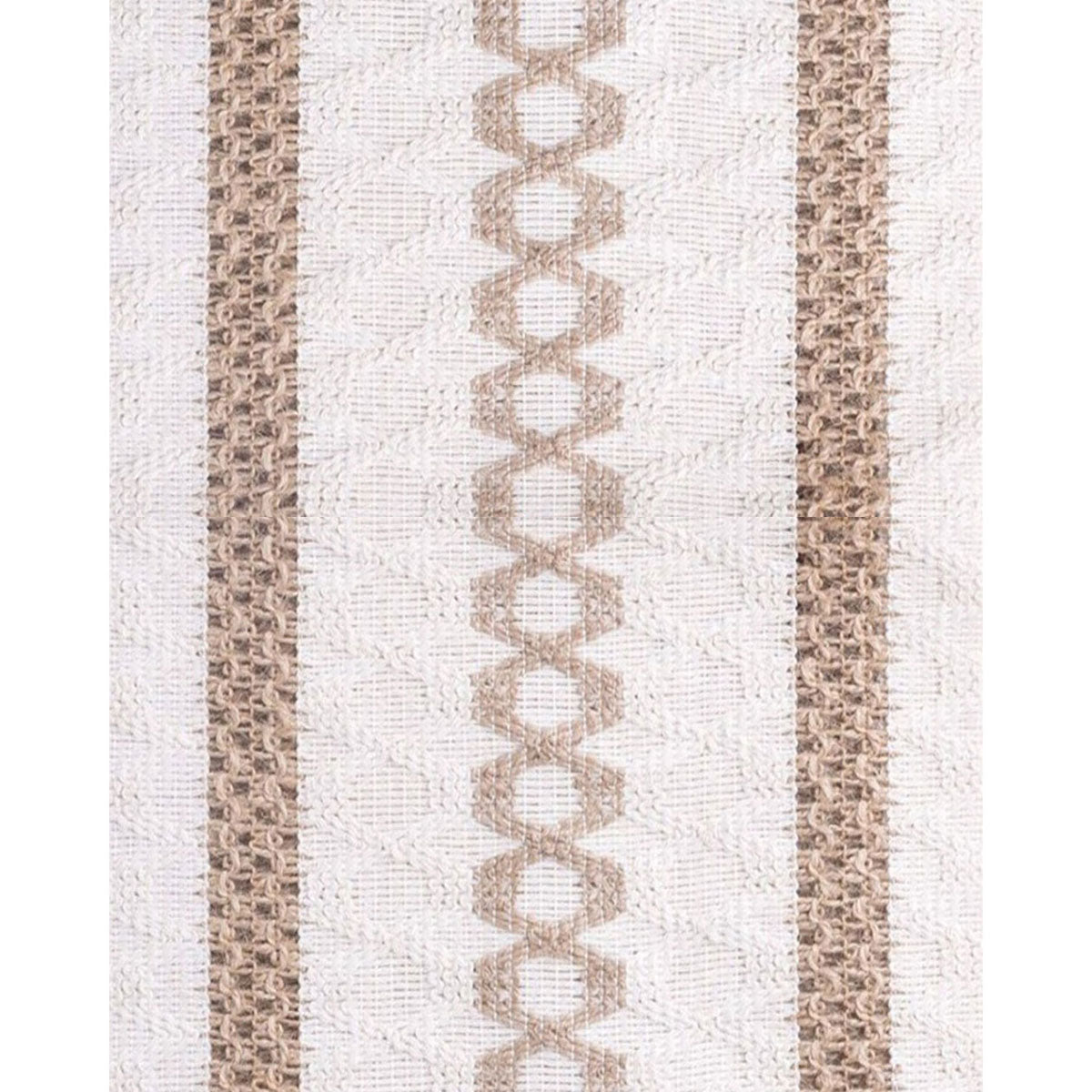 Cotton Linen Table Runner with Knot Tassel Bed End Towel Long Tablecloth Mat  AU