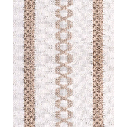 Cotton Linen Table Runner with Knot Tassel Bed End Towel Long Tablecloth Mat  AU