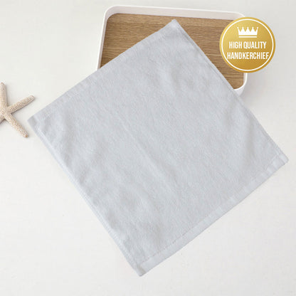 6 Pcs Hotel Cotton Face Towel White Soft Square Cloth