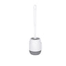 Wall Mounted Silicone Toilet Brush for Hotels — Grey