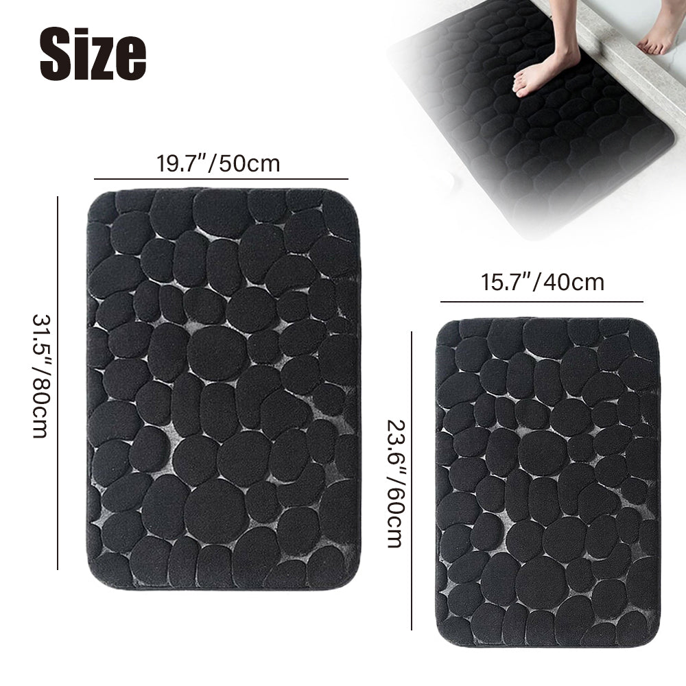 Super Absorbent Non-Slip Bathroom Rug Quick Drying Floor Mat
