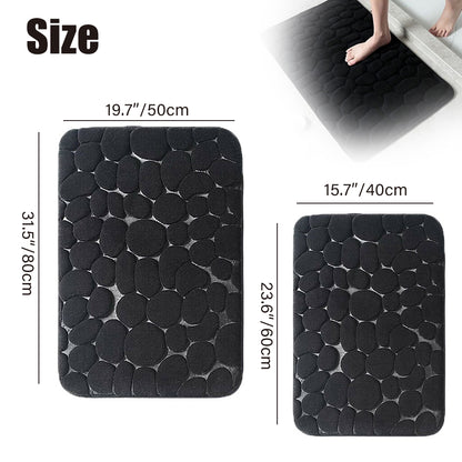 Super Absorbent Non-Slip Bathroom Rug Quick Drying Floor Mat