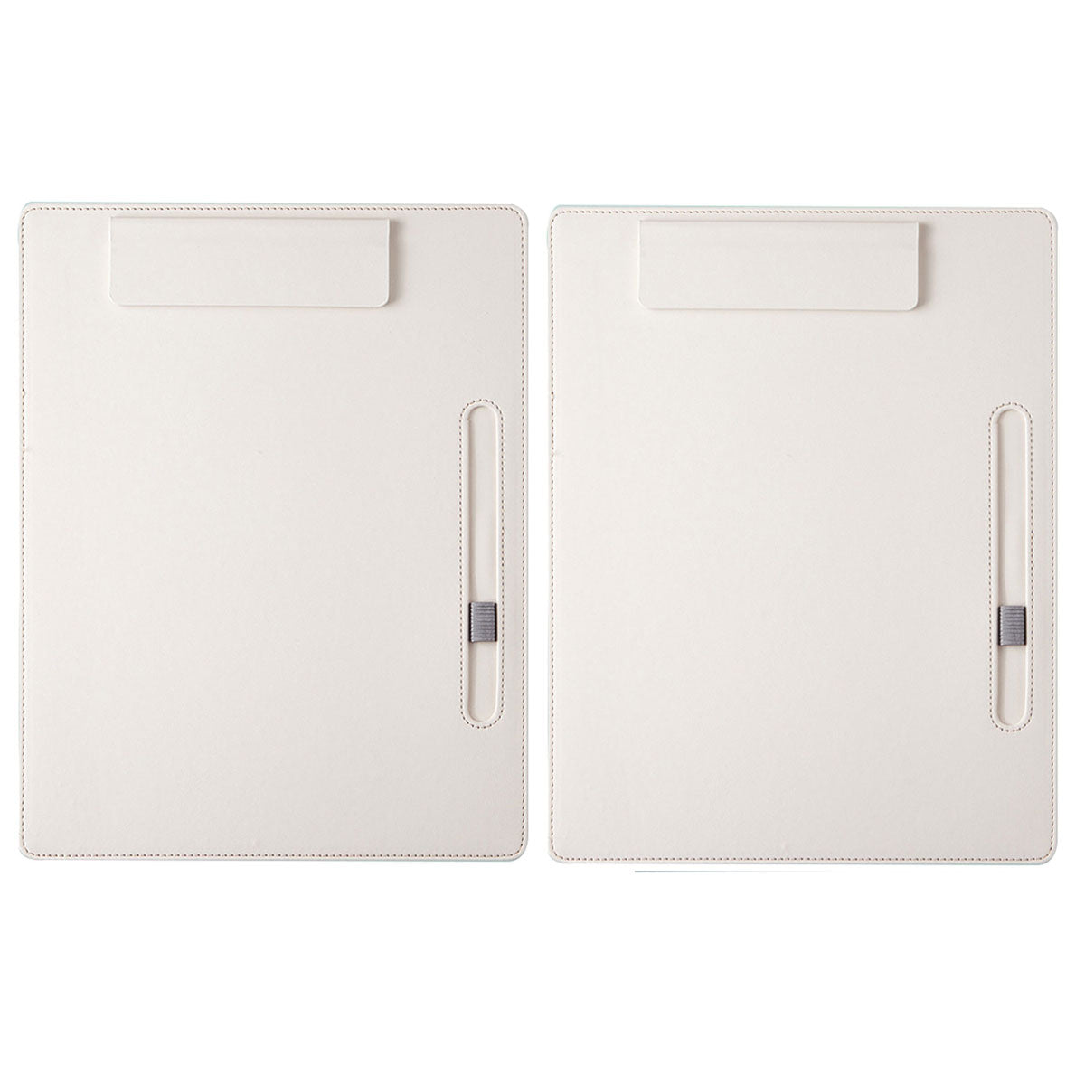 2 Pcs Leather Clipboard Conference File Holder for Hotel Menu