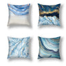 Blue and Gold Marble Set