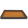 Rectangular Amenity Tray with Raised Edges — Orange