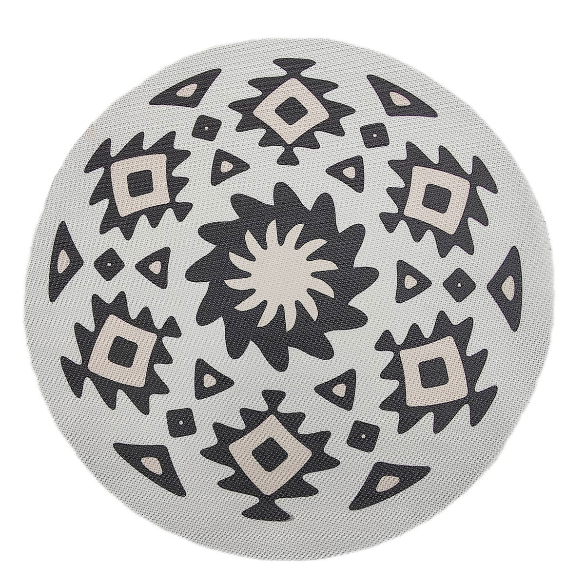 4PCS Bohemian Placemats Round Printed Heat Resistant Easy Clean Dining Mats