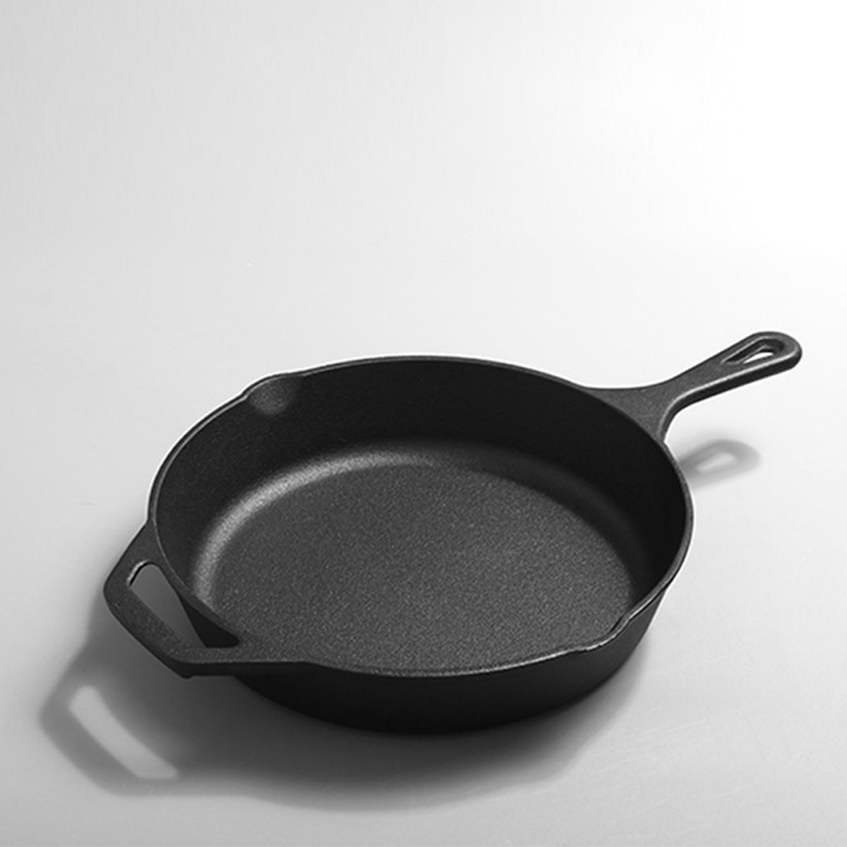 Cast Iron Frying Pan 30cm Skillet with Heat Resistant Handle