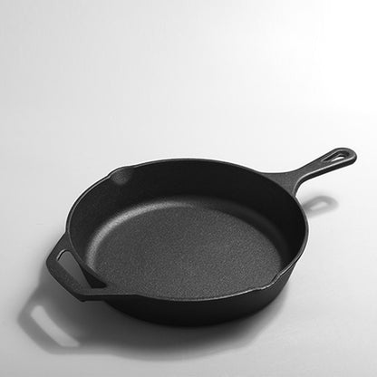 Cast Iron Frying Pan 30cm Skillet with Heat Resistant Handle