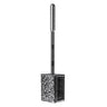 Toilet Brush with Corrugated TPR Bristles — Grey