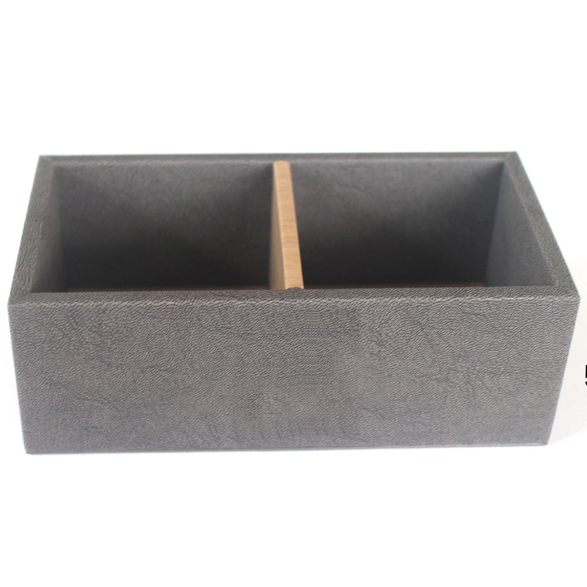 Double Compartment Tea Caddy Hotel Room Organizer