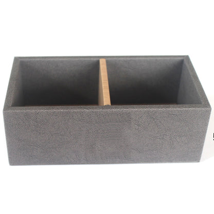 Double Compartment Tea Caddy Hotel Room Organizer