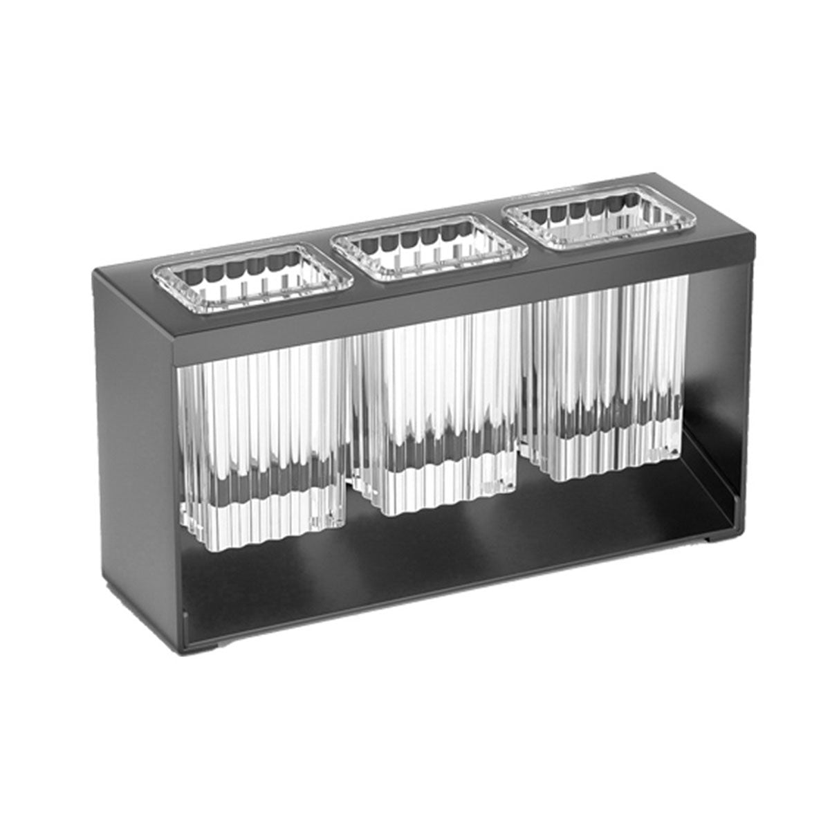 3Holes Multifunctional Kitchen Storage Rack Built-in StorageBox Chopstick Holder