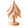 Solid Walnut Christmas Tree Trivet for Pots — Beige / 3 Pcs