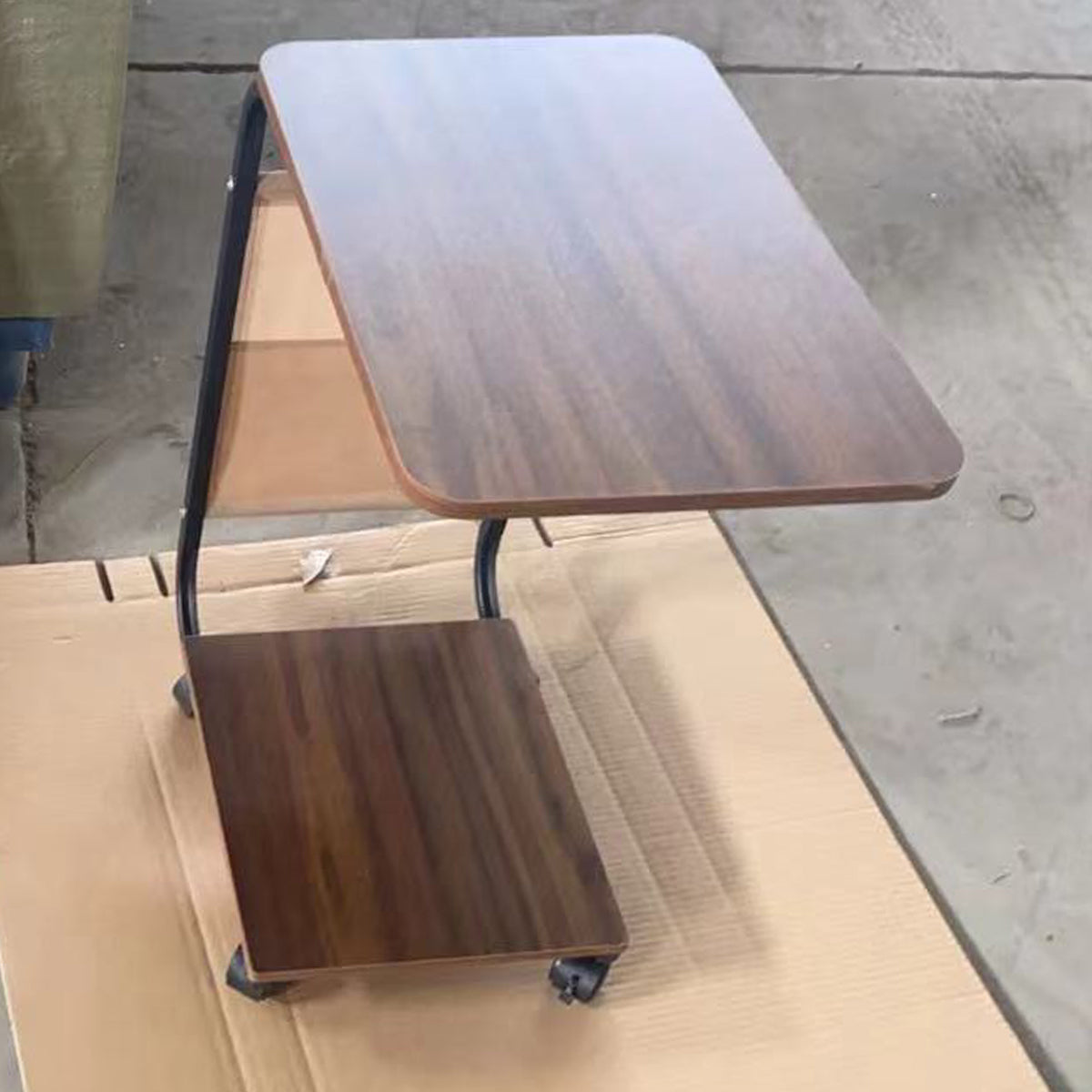 Wooden Metal Frame Coffee Table Side End Tables Laptop Desk Bedside Sofa Table