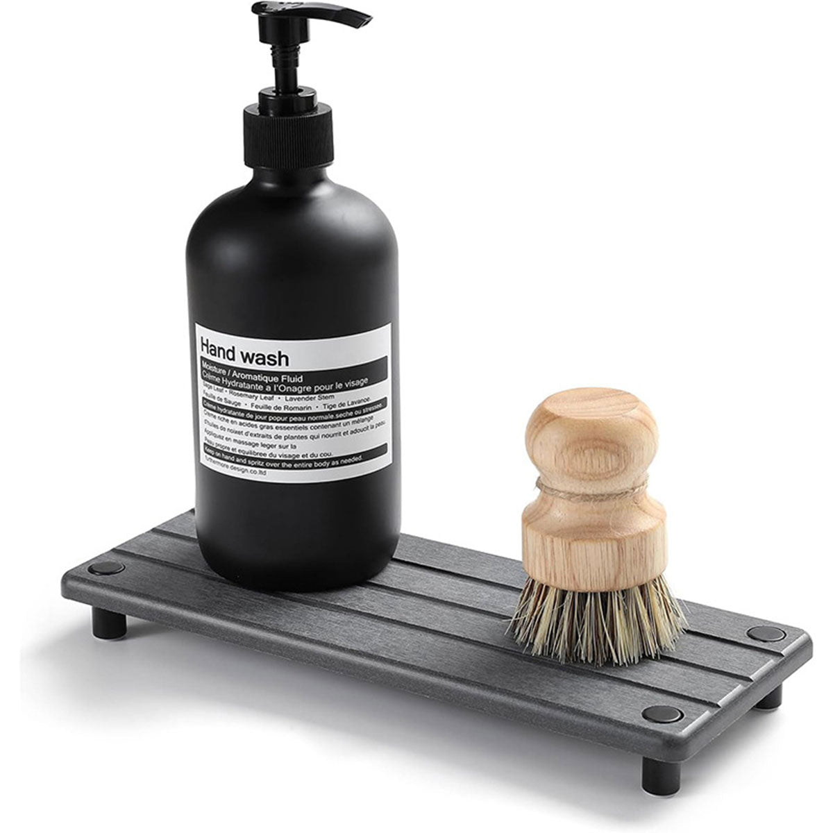 Diatomaceous Earth Bathroom Sink Drain Mat Absorbent Rack