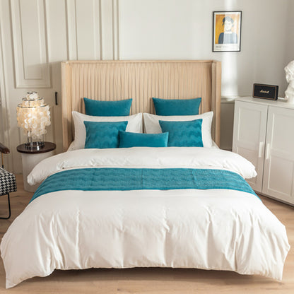 Velvet Bed Runner and Cushion Cover in 8 Options – Product View 12