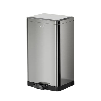 20L Rubbish Bin Foot Operated Household Trash Can with Lid Large Capacity AU
