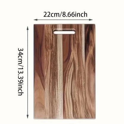 Large Hardwood Chopping Cutting Board Kitchen Steak Deli Meat Food Household