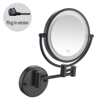 Wall Mounted Makeup Mirror 5x Magnification with LED Light