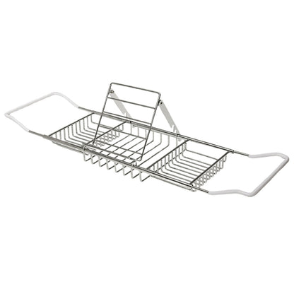 Adjustable Bathtub Tray with Telescopic Storage – Product View 15