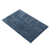 Chenille Bath Mat with 80x50cm Dimensions — Blue